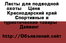 Ласты для подводной охоты  › Цена ­ 5 555 - Краснодарский край Спортивные и туристические товары » Дайвинг   